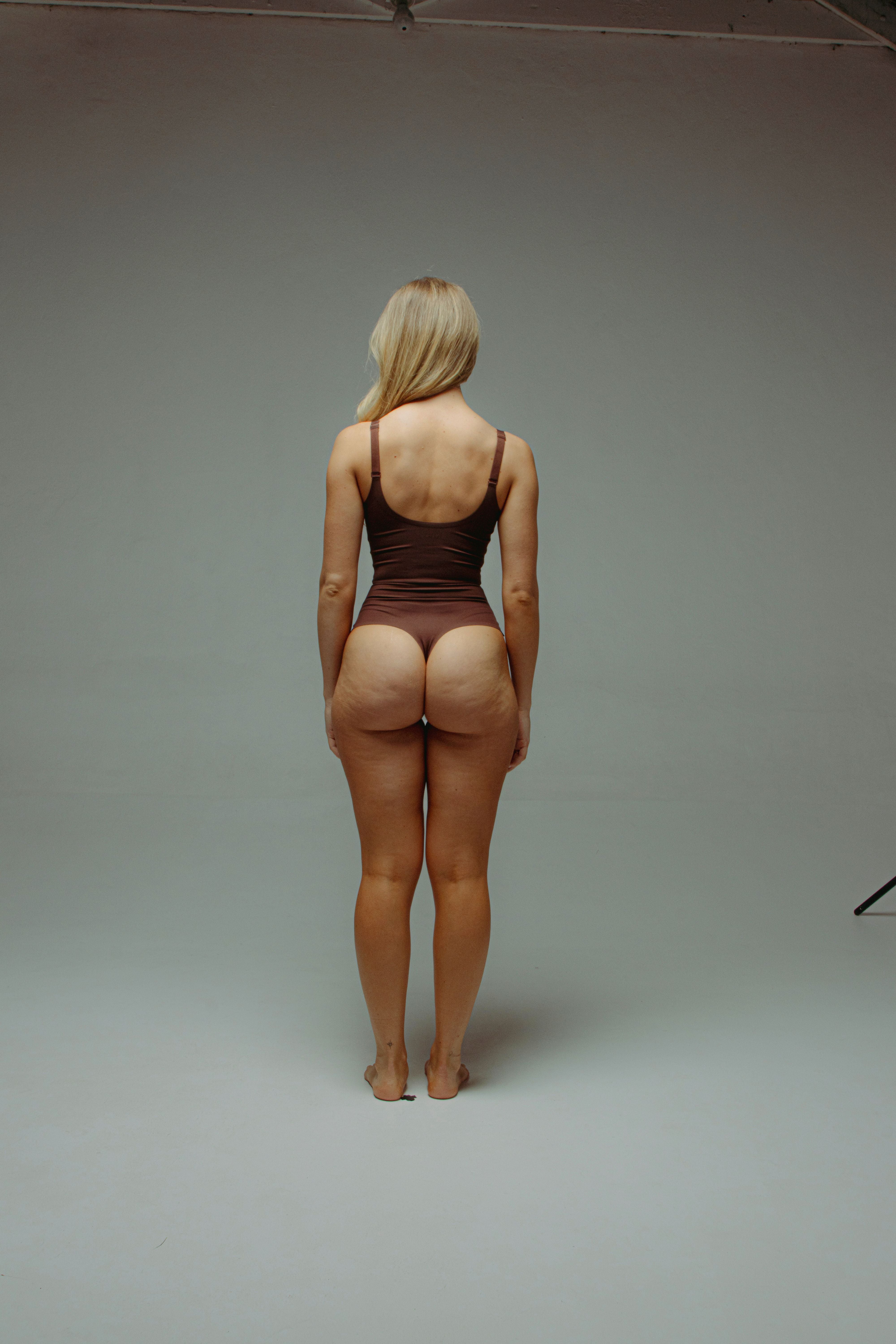 Seamless Plunge Thong Bodysuit