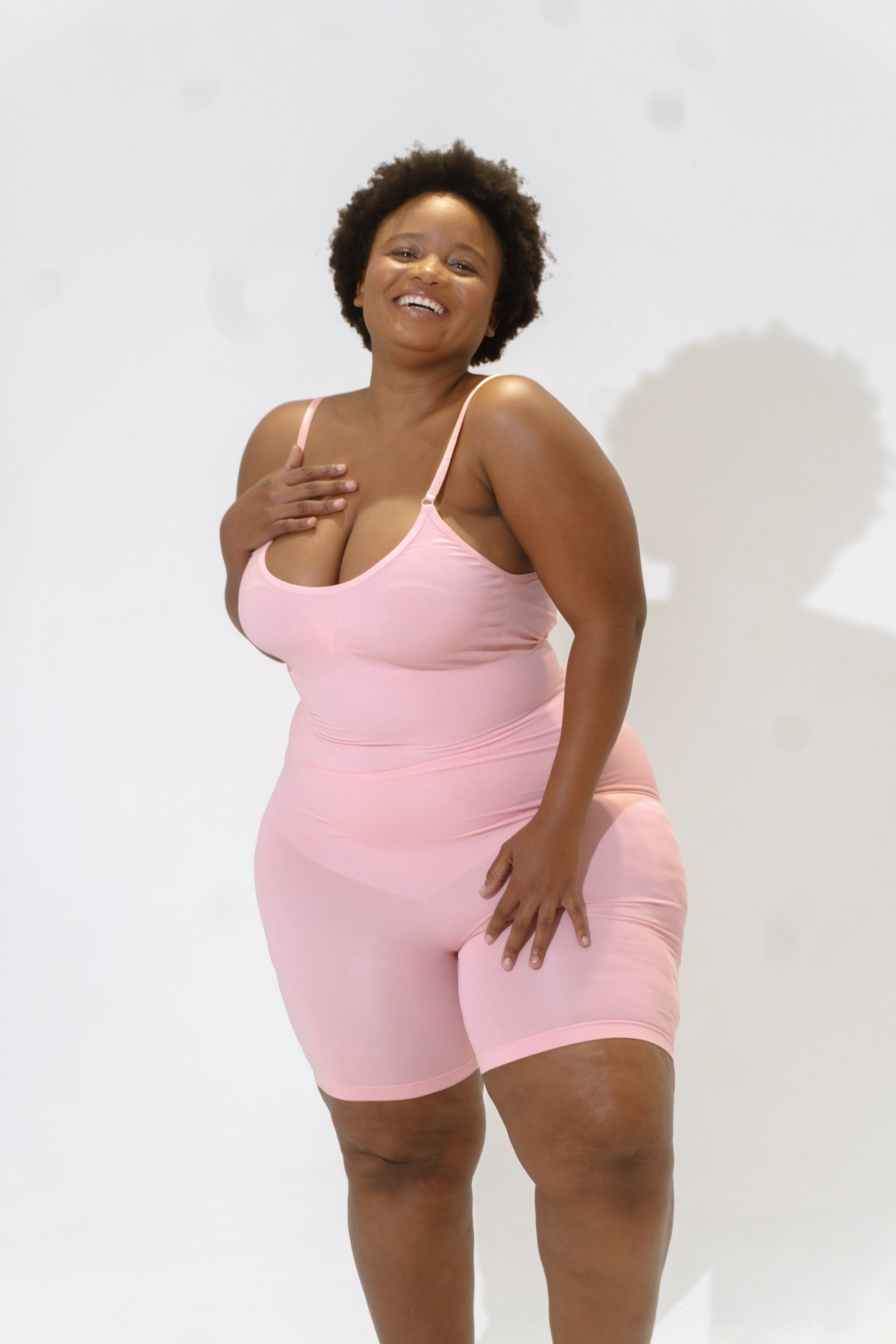 Mid Thigh Low Compression Jumpsuit