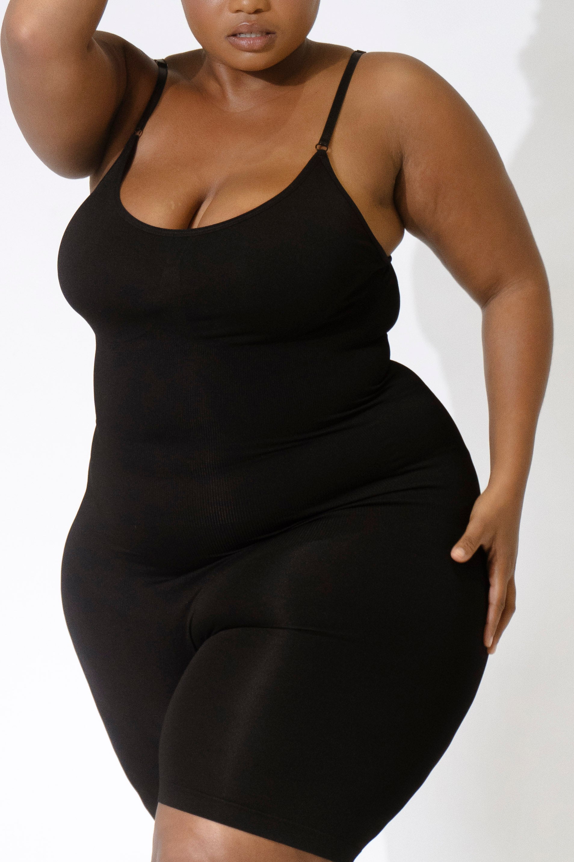 Mid Thigh Low Compression Jumpsuit